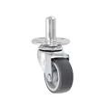 Adam Hall Hardware 37050 - 4er-Set 50mm Steckrolle mit Einbauhülse