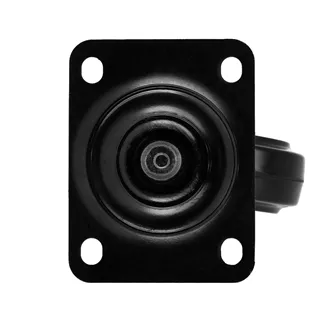 Adam Hall Hardware 372081 BLK - Lenkrolle 80 mm, schwarz