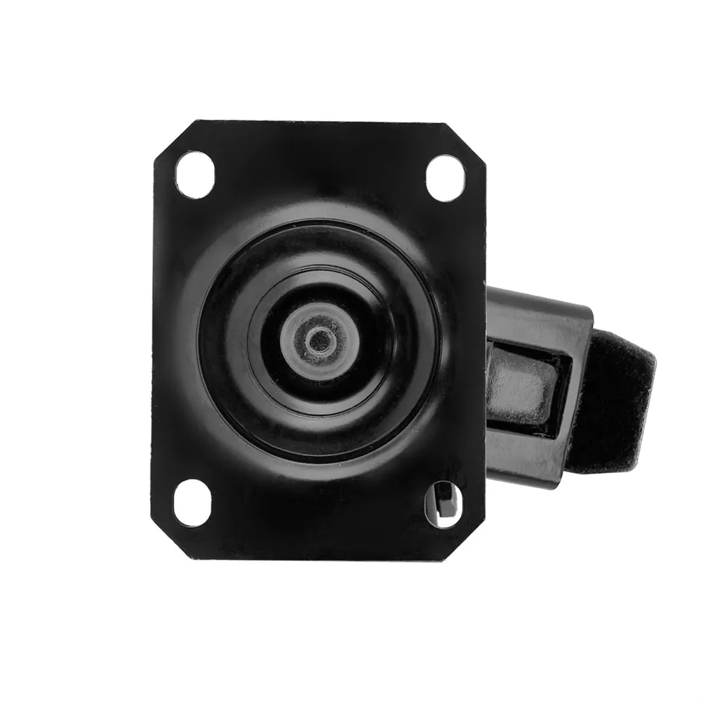 Adam Hall Hardware 372091 BLK - Lenkrolle 80 mm mit Feststeller, schwarz
