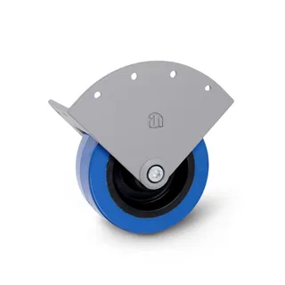 Adam Hall Hardware 37300 S - Eckeinbaurolle 100 mm in Alu-Druckgussgehäuse