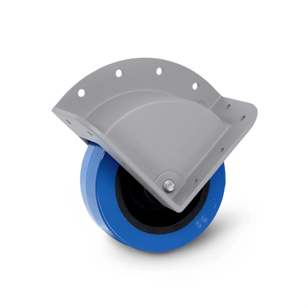 Adam Hall Hardware 37300 S - Eckeinbaurolle 100 mm in Alu-Druckgussgehäuse