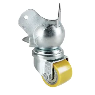 Adam Hall Hardware 37441 - Eckaufbaurolle 35 mm auf Kugelecke