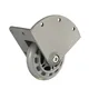 Adam Hall Hardware 37450 S - Einbau Eckrolle mit weichem Rad 75 mm