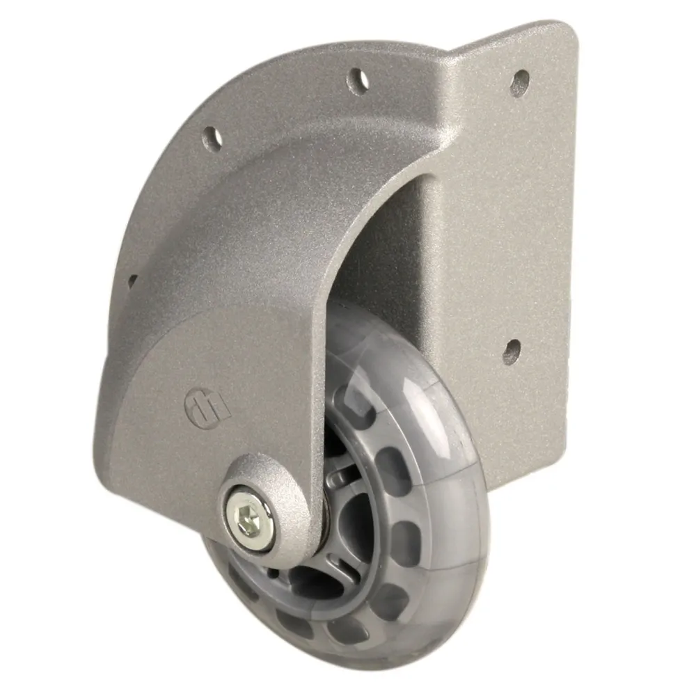 Adam Hall Hardware 37500 S - Eckaufbaurolle mit weichem Rad 75 mm