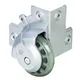 Adam Hall Hardware 37501 S - Eckaufbaurolle mit weichem Rad 75 mm
