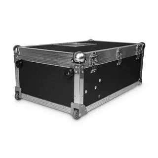 Adam Hall Hardware 37601 S - Eckeinbaurolle mit 48 mm-Rad in Alu-Druckgussgehäuse, gekröpft