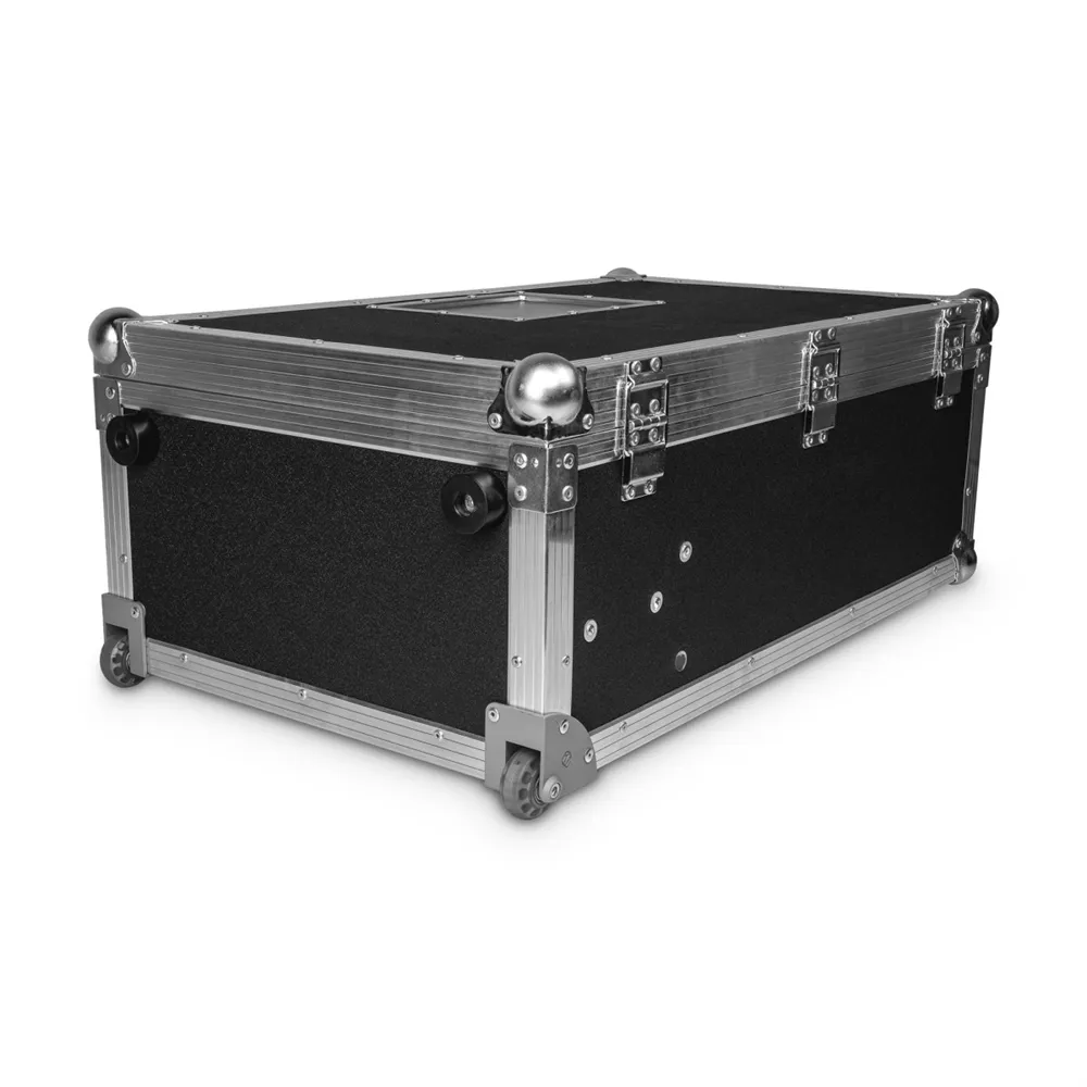 Adam Hall Hardware 37601 S - Eckeinbaurolle mit 48 mm-Rad in Alu-Druckgussgehäuse, gekröpft