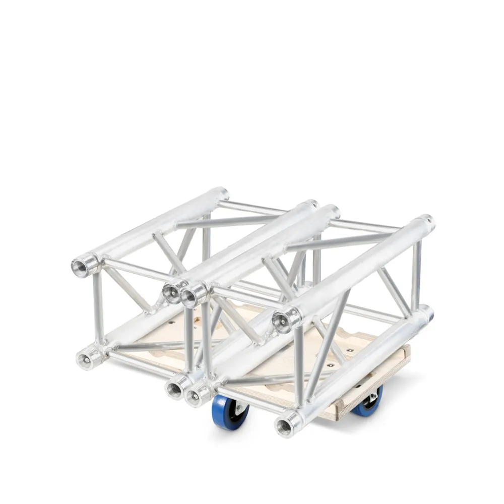 Adam Hall Accessories EUROTRUSS ROLL BOARD 381033 - EUROTRUSS Rollenbrett mit 3 x 100 mm Rollen