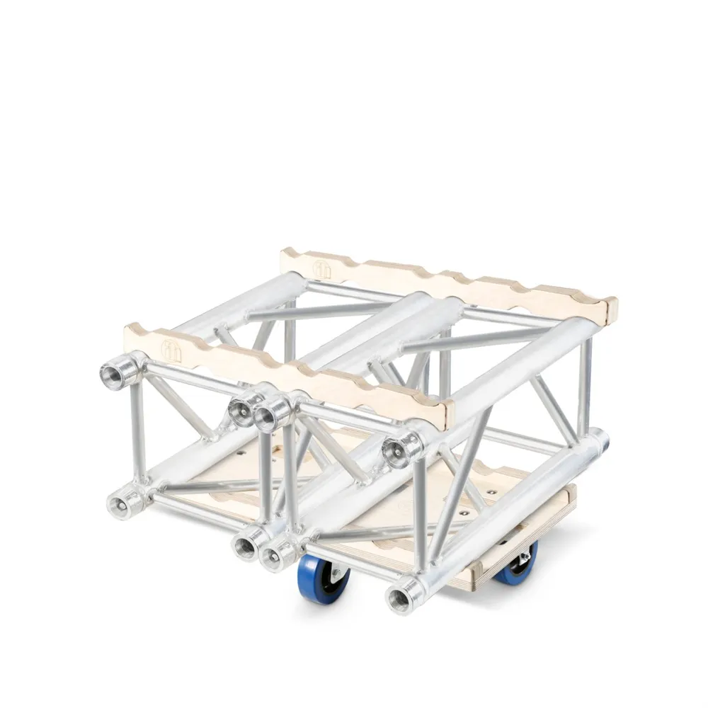 Adam Hall Accessories EUROTRUSS ROLL BOARD 381033 - EUROTRUSS Rollenbrett mit 3 x 100 mm Rollen