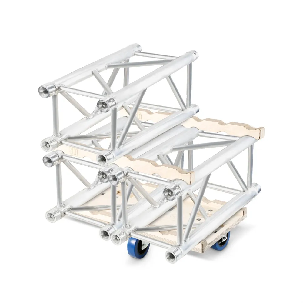 Adam Hall Accessories EUROTRUSS ROLL BOARD 381033 - EUROTRUSS Rollenbrett mit 3 x 100 mm Rollen