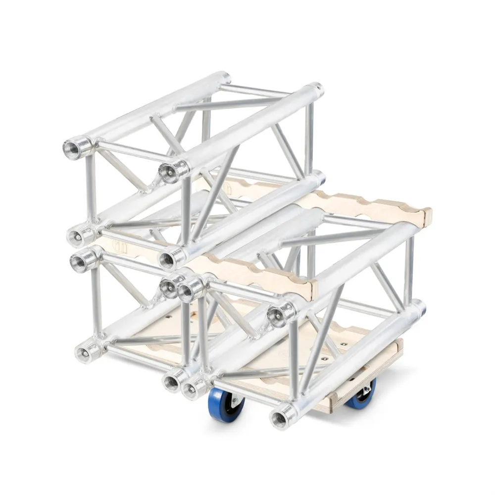 Adam Hall Accessories EUROTRUSS ROLL BOARD 381033 - EUROTRUSS Rollenbrett mit 3 x 100 mm Rollen